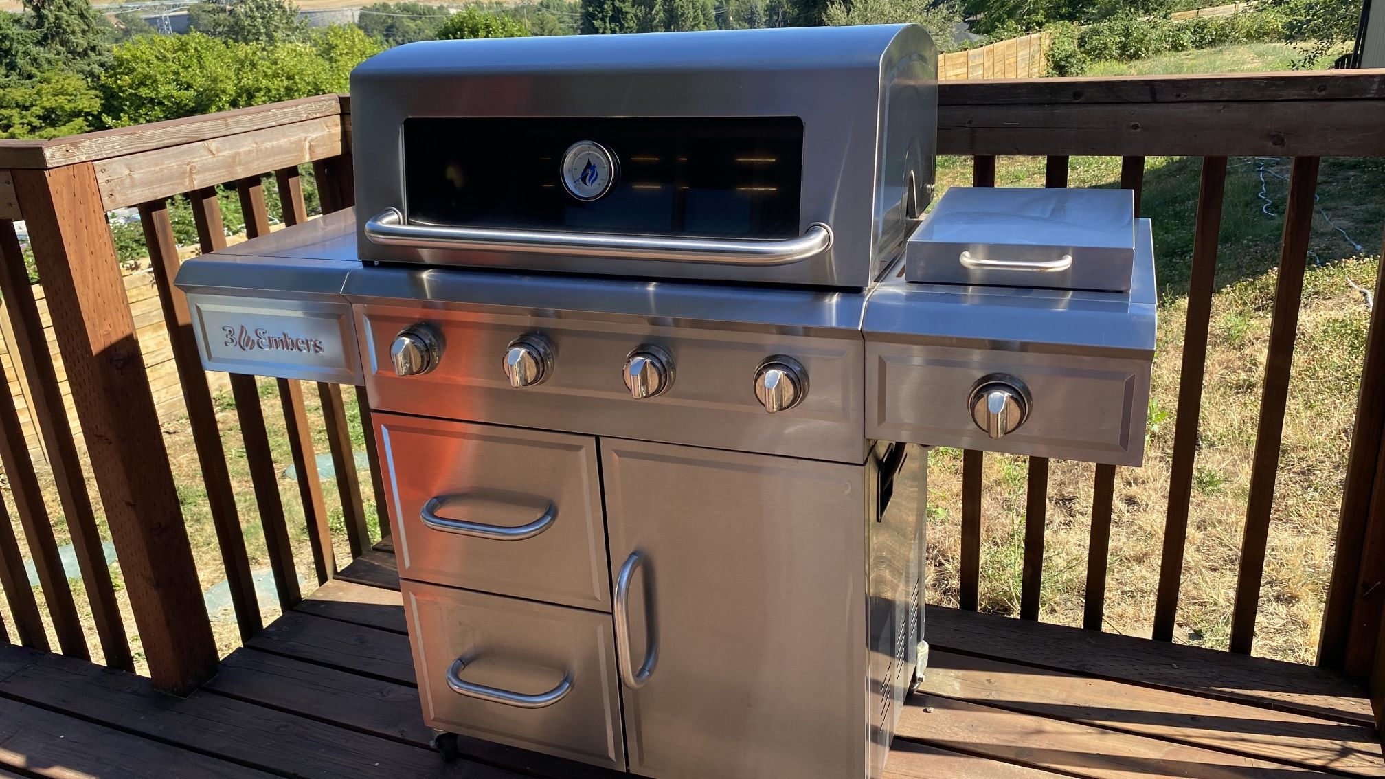 3 Embers BBQ Grill w/Cover