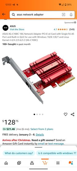 Asus Ethernet/Network Adapter 