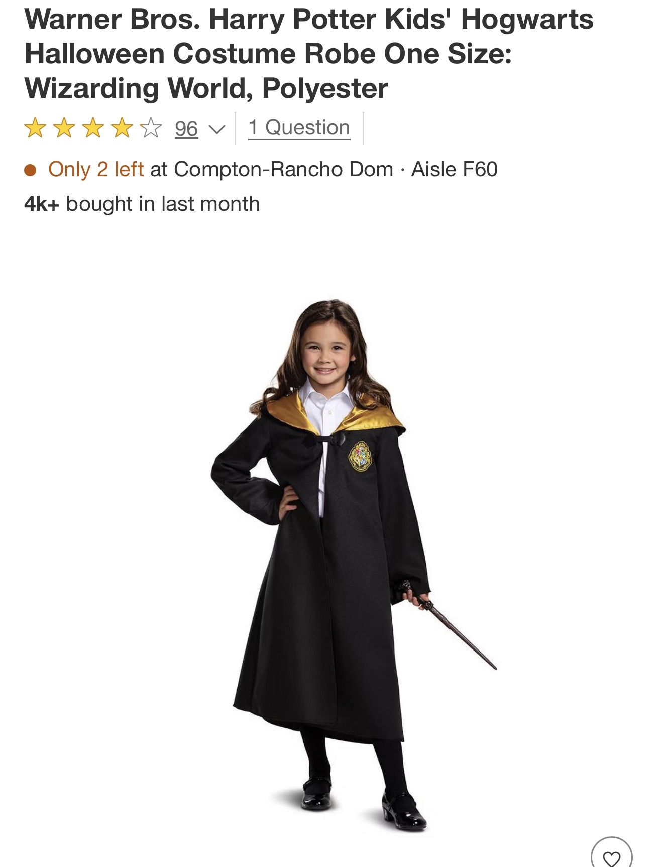 Halloween Costume Robe