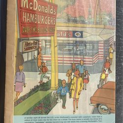 RARE Original Page By Page Birth Of McDonald’s Animation Cell. One Of A Kind.