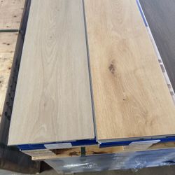 Champagne Natural Oak Waterproof Vinyl Plank 6.5mm $0.99/Sq Ft