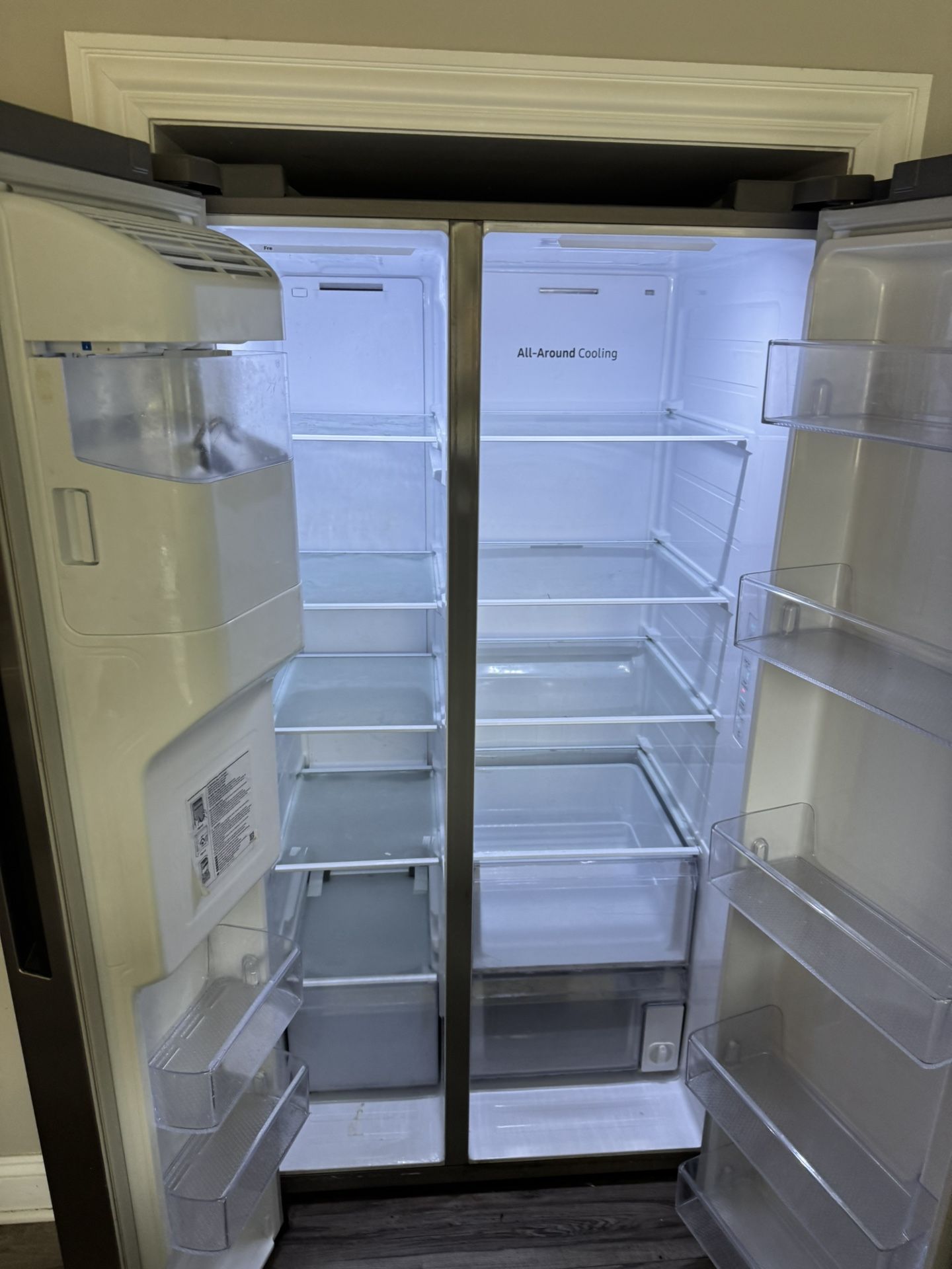Samsung  two door, refrigerator With Ice And Water Maker