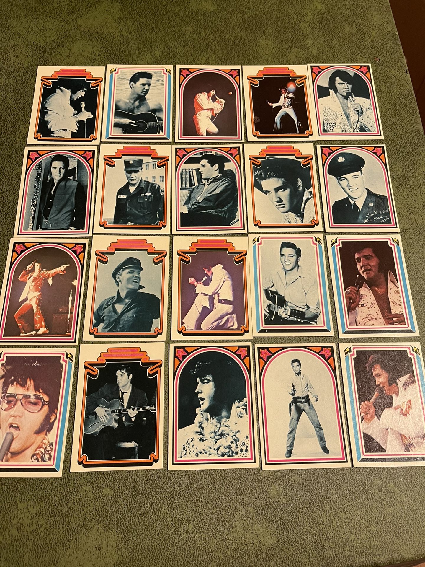Lot of 20 Elvis Presley boxcar trading cards 1978 #2