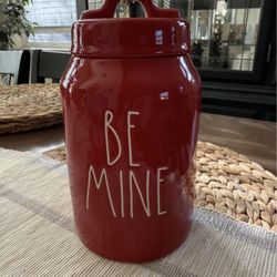 Rae Dunn Valentines Red Be Mine