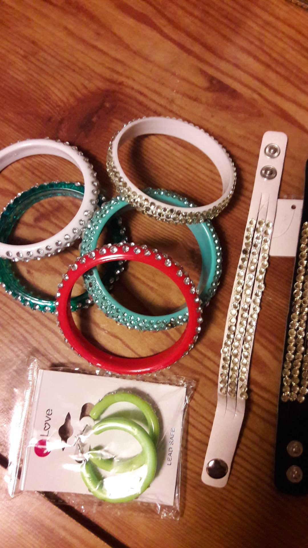 Bracelets $2 each.