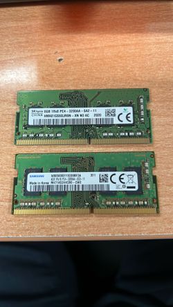 8GB and 4GB DDR4 SO-DIMM RAM