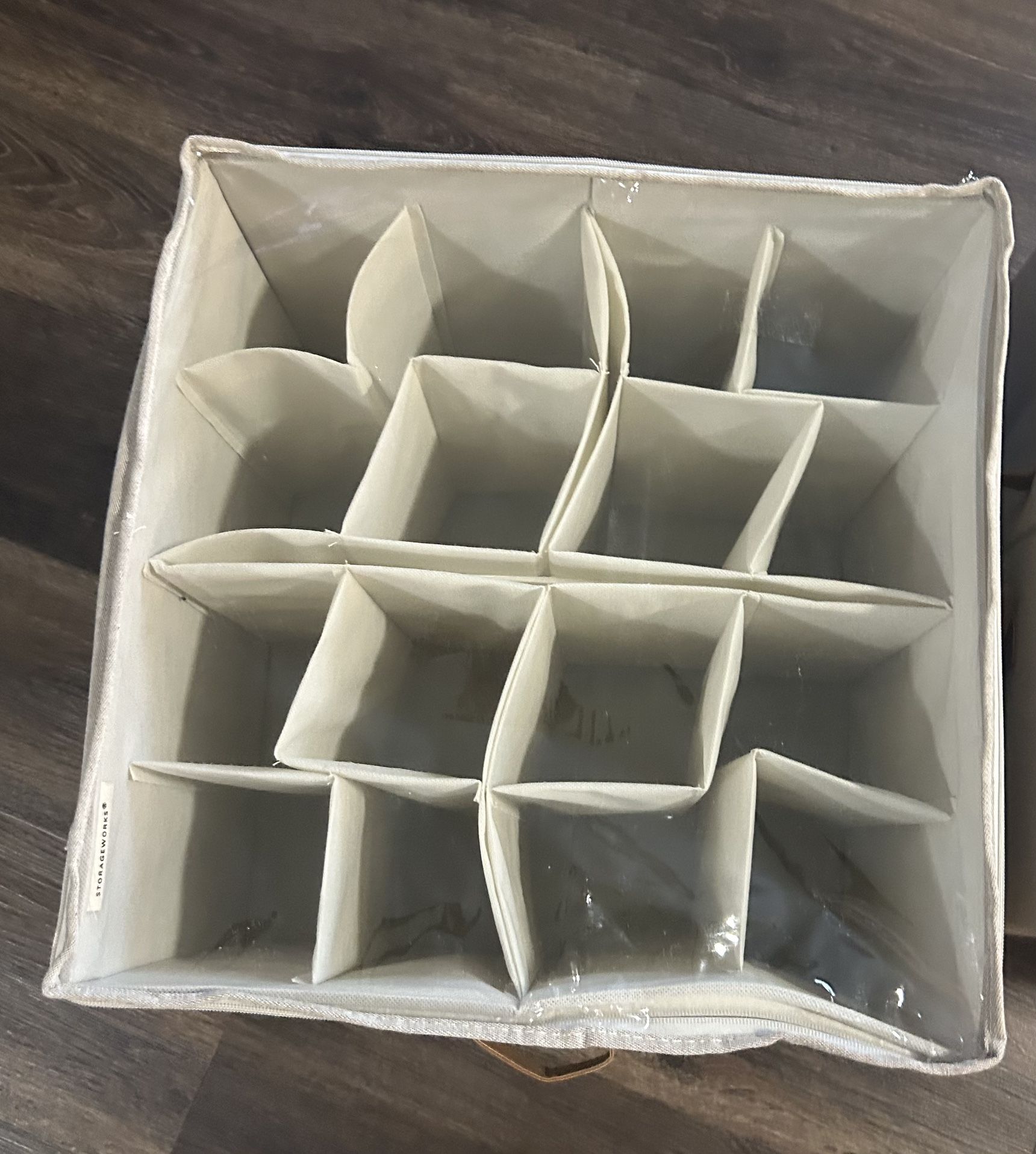 Set Of 2 StorageWorks Shoe Organizer