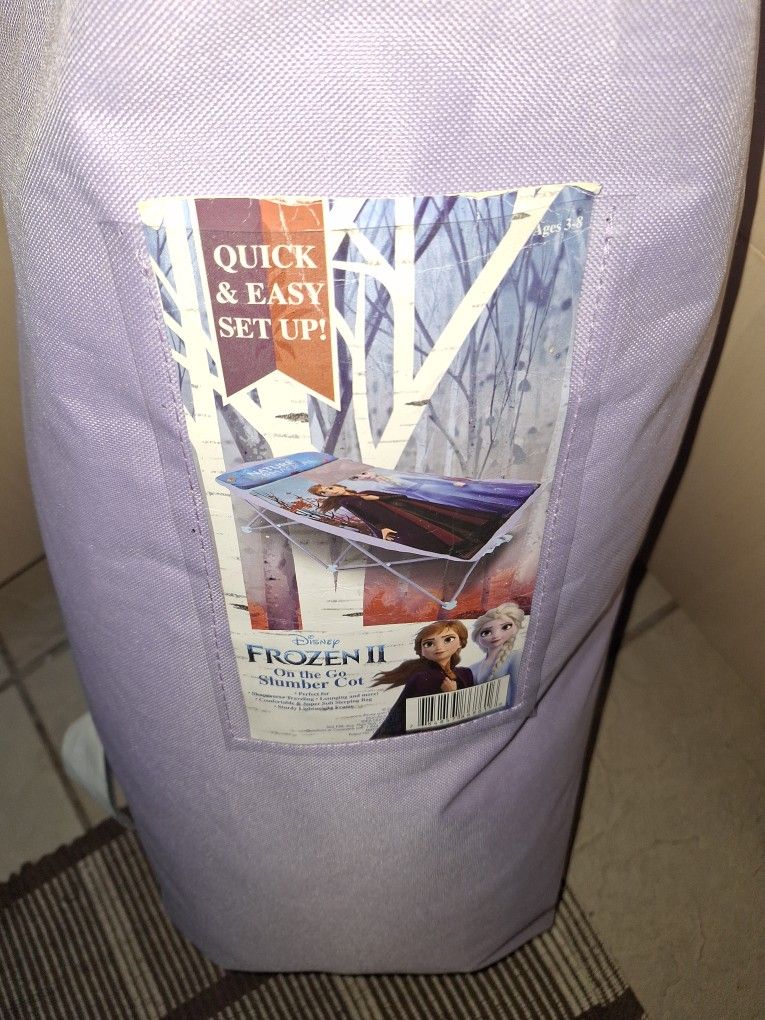 Quick And Easy Set Uo  Frozen2 Slumber Cot