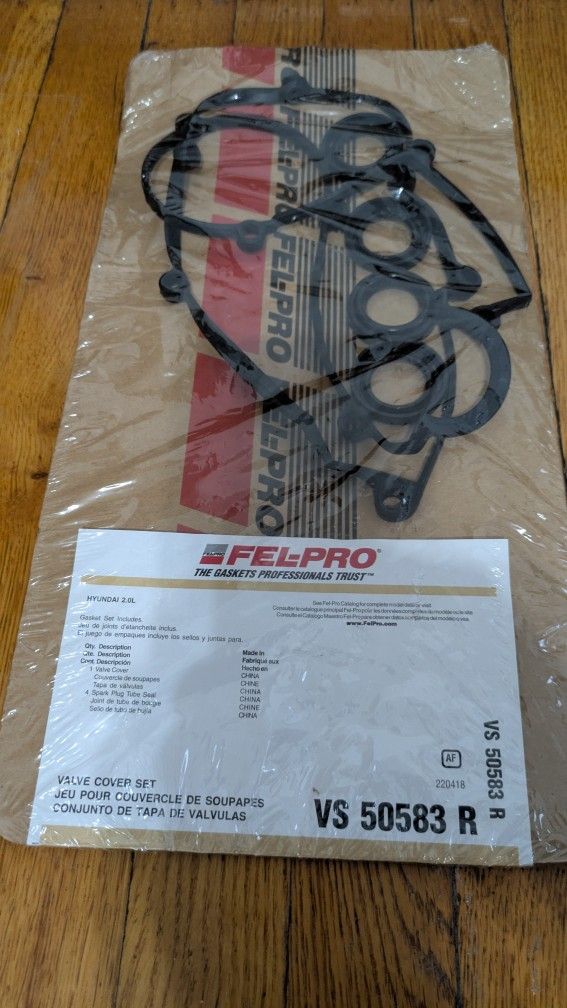 Fel-Pro Hyundai 2.0L Valve cover Gasket Set VS 50583 R