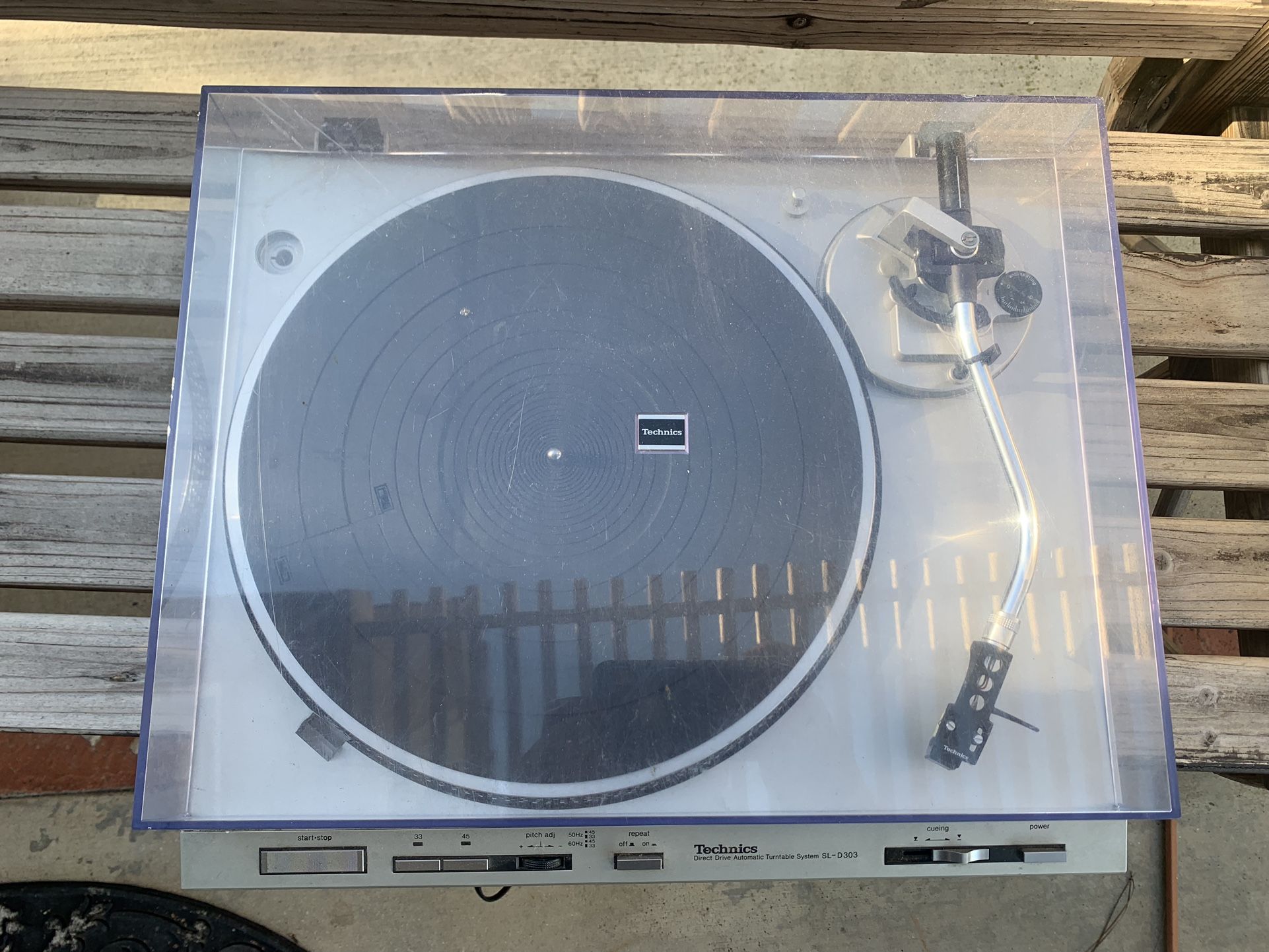 Technics SL-D303 With Audio Technica At125LC Cartridge Turntable Record Player
