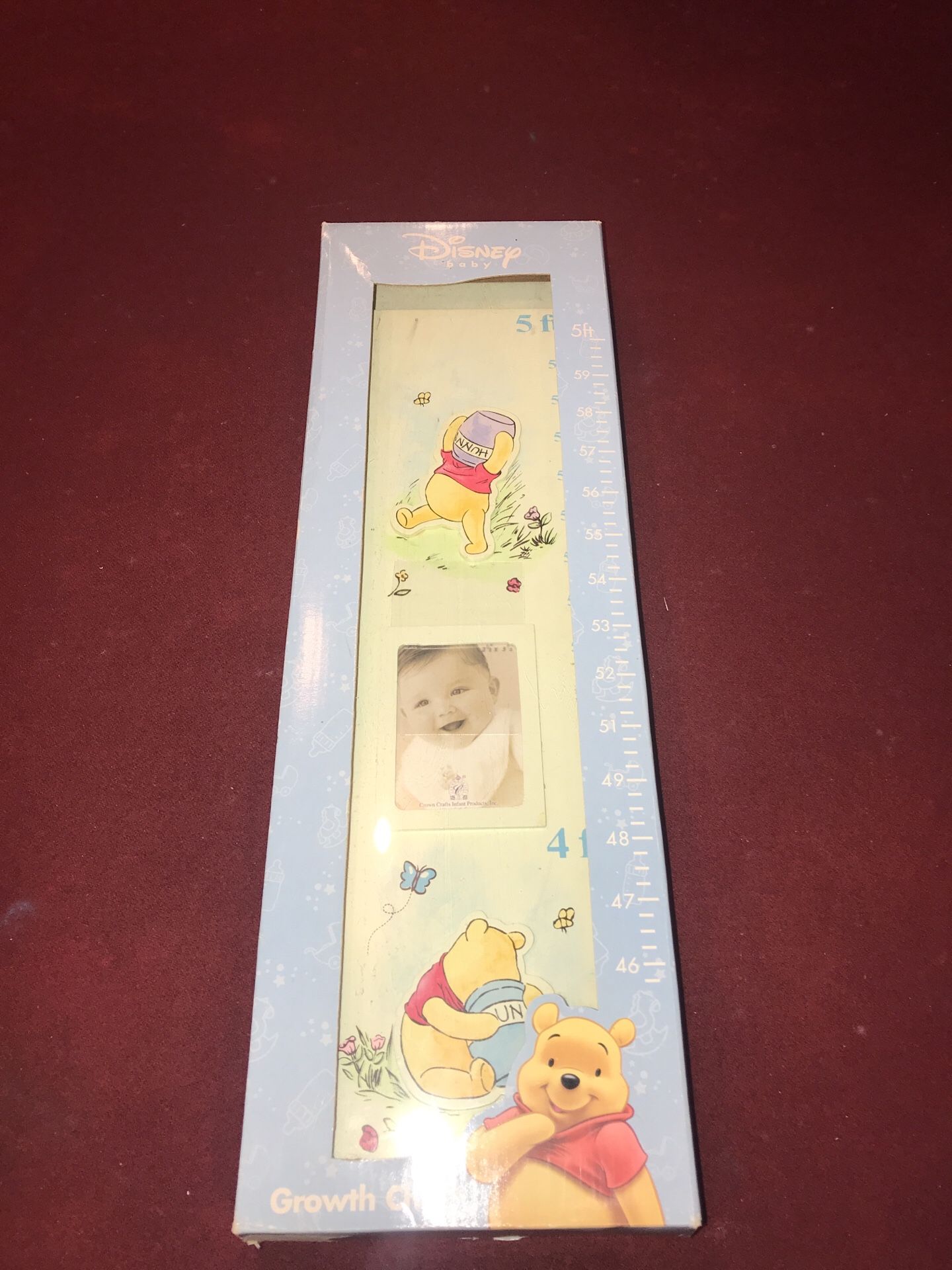 Winnie the Pooh Growth Chart made of real wood