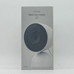 New Google Nest Cam Indoor Smart Security Camera Snow Wired G1NRR