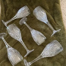 Cut Crystal Wine Glass 