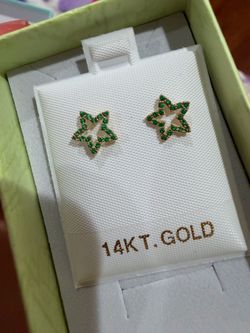 Aretes de Oro 14k