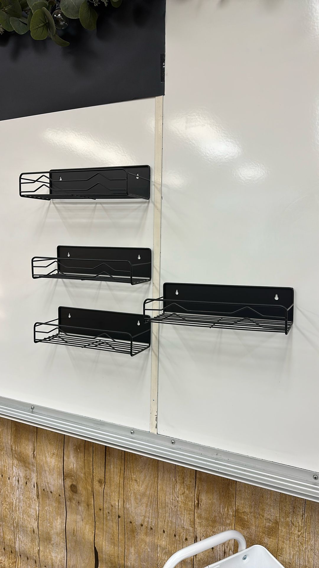 4 Magnetic Shelves