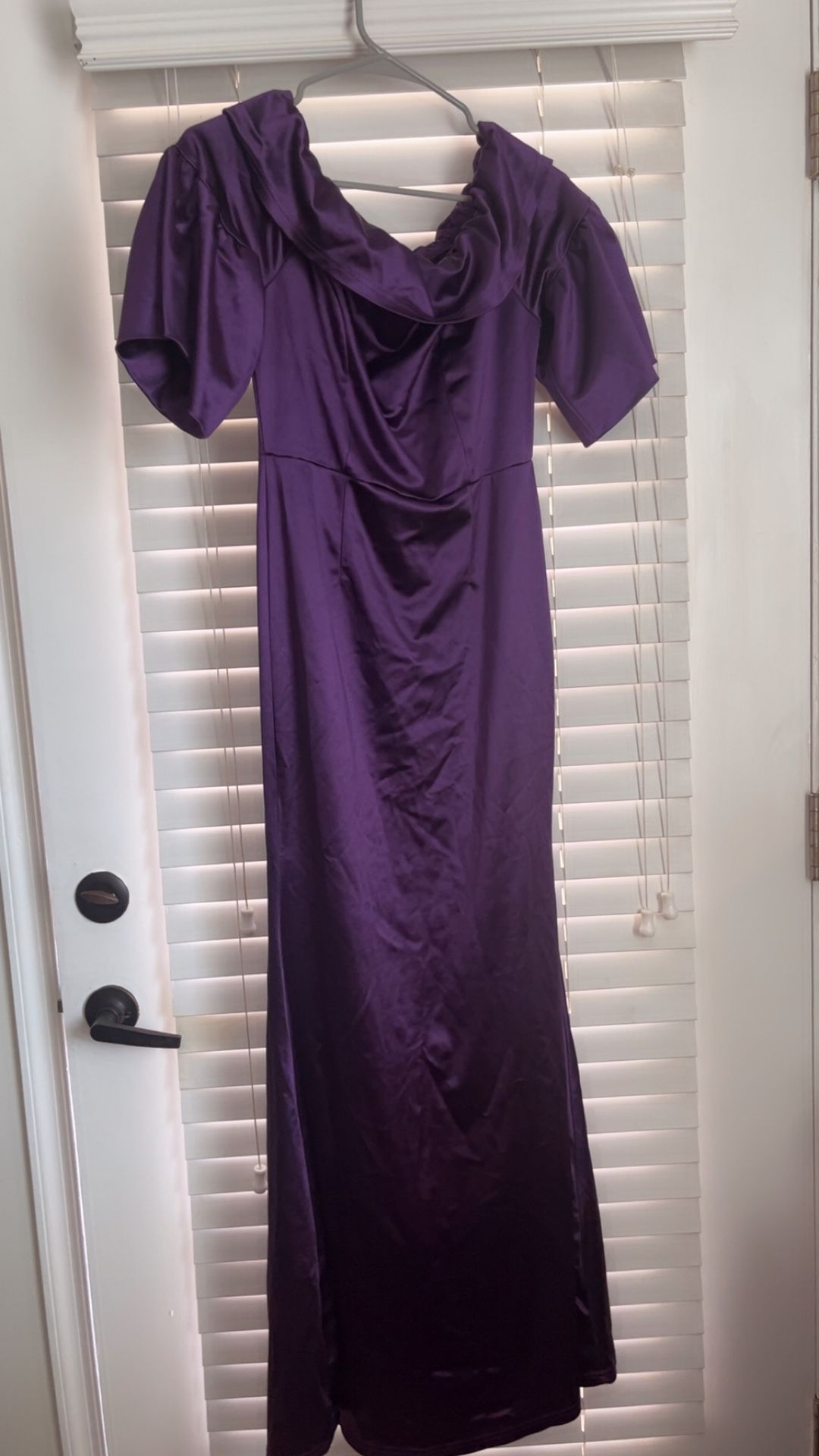 Neck Silk Gown Sustainable Luxury Fashion