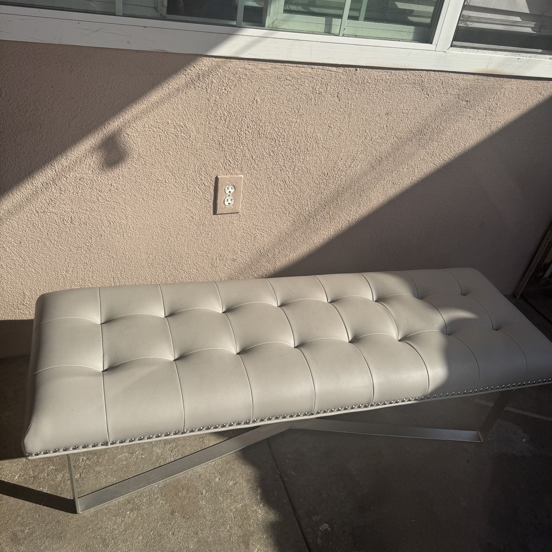 Nice Grey Bench For Indoor.