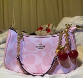 Light pink coach purse