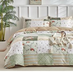 Lekesky queen Size Duvet Cover Set
