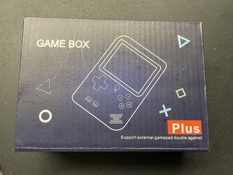 NIB GAME BOX Plus Red Handheld Game Console
