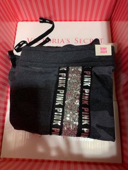 Pink by Victoria secret skinny jogger camo xsmall