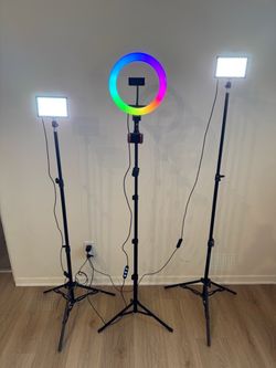 Streamer/Photography LED Lighting Set Up