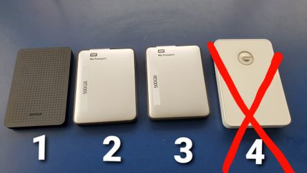 500GB Portable Drives