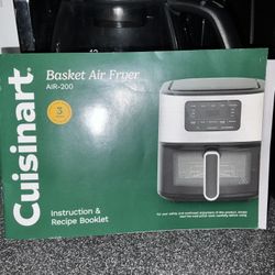 Cuisinart Air Fryer (Instruction and Recipe Booklet in English and Spanish)!