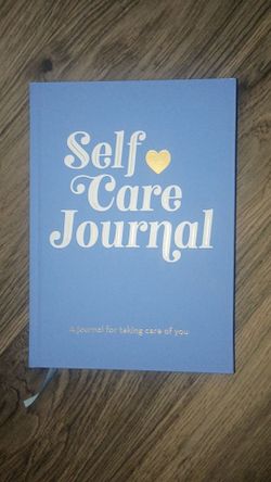 Self Care Journal Blue Hardcover