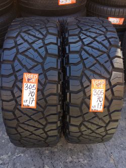 Used tires with 90% tread 16714 union st Victorville open Monday to Saturday 8:00am to 6:00pm
