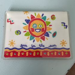 Vintage Sanrio Fun In The Sun Card Holder 1993