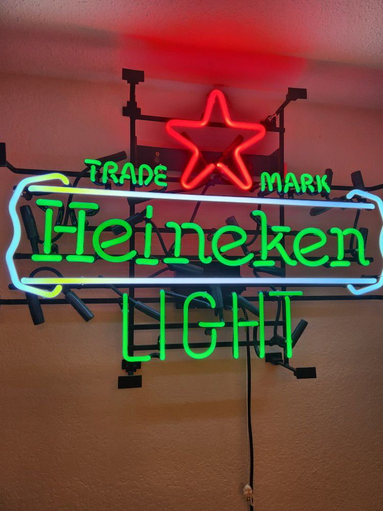 Heineken Light Neon Sign