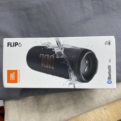 JBL Flip 6 Portable Waterproof Bluetooth Speaker (Black) BRAND NEW SEALED