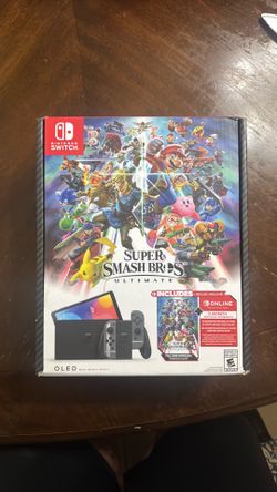Nintendo Switch OLED Super Smash Bros. Ultimate Edition Console Bundle Wi-Fi LAN