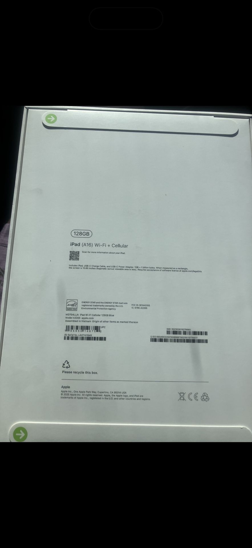 I Pad 128 Gb