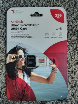 SanDisk Ultra 256GB microSDXC UHS-I Card