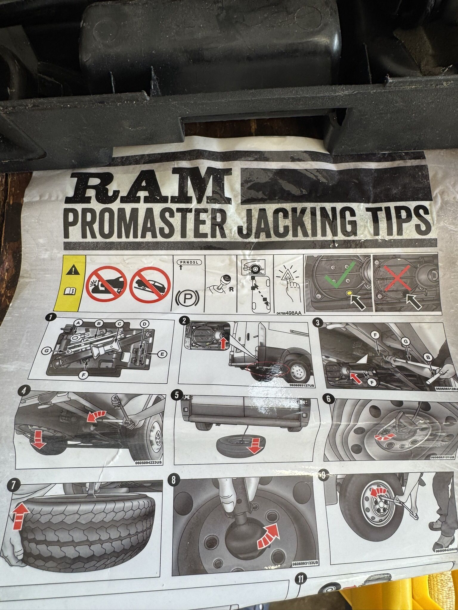 RAM ProMaster Scissor Jack