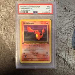 Charmander Team Rocket Psa 9 