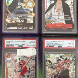 One Piece Manga PSA 10 Nami Shanks Zoro Sabo