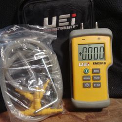 UEI EM201B Air Duct Pressure Testing Kit 