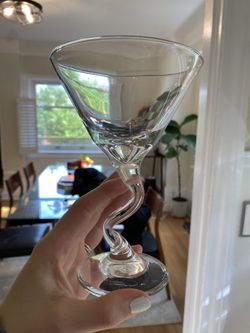 Funky Martini Glasses Set Of 3