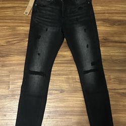 Black Ripped Ksubi Jeans
