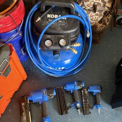 Kobalt Air Tank And Nail Guns