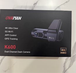 Ovaman K600 Dual Channel Dash Camera 4K $95 OBO