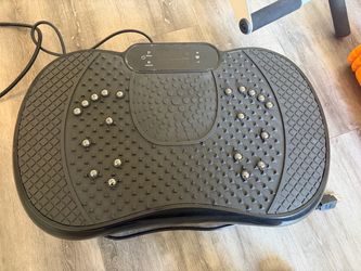 Vibrating exercise plate