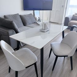 Dining Table Stone Top