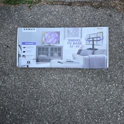 Sanus Accents Swivel TV Base 32"-60" 60lb Limit New 