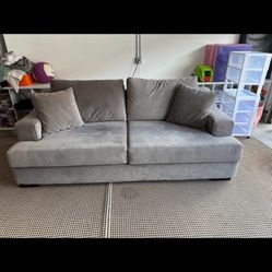 Gray Oversized Couch