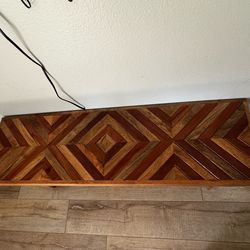 Mid-Century Wooden Bench / Console Table / TV Stand – Multi-Functional Furniture