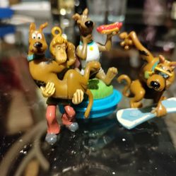 Scooby Doo Figurines 3 Total